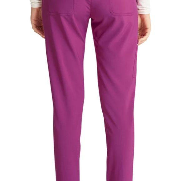 Cherokee Infinity Magenta Jogger Scrub Pants (SIZE M) - Picture 2 of 4